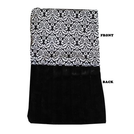 MIRAGE PET Mirage Pet 500-136 FnBkCB Luxurious Plush Carrier Blanket; Fancy Black 500-136 FnBkCB